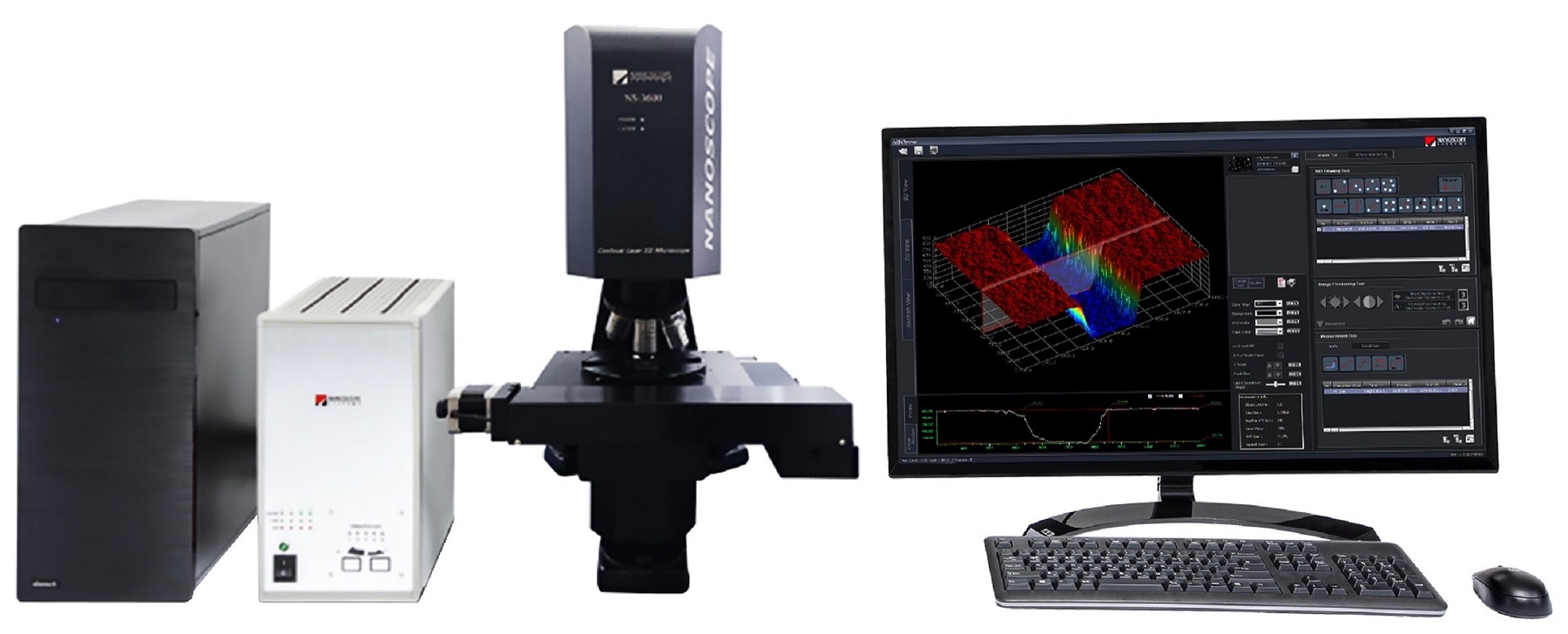 NS-3500 3D Confocal Laser Scanning Microscope (CLSM): Precision Nanometer Measurement Solution