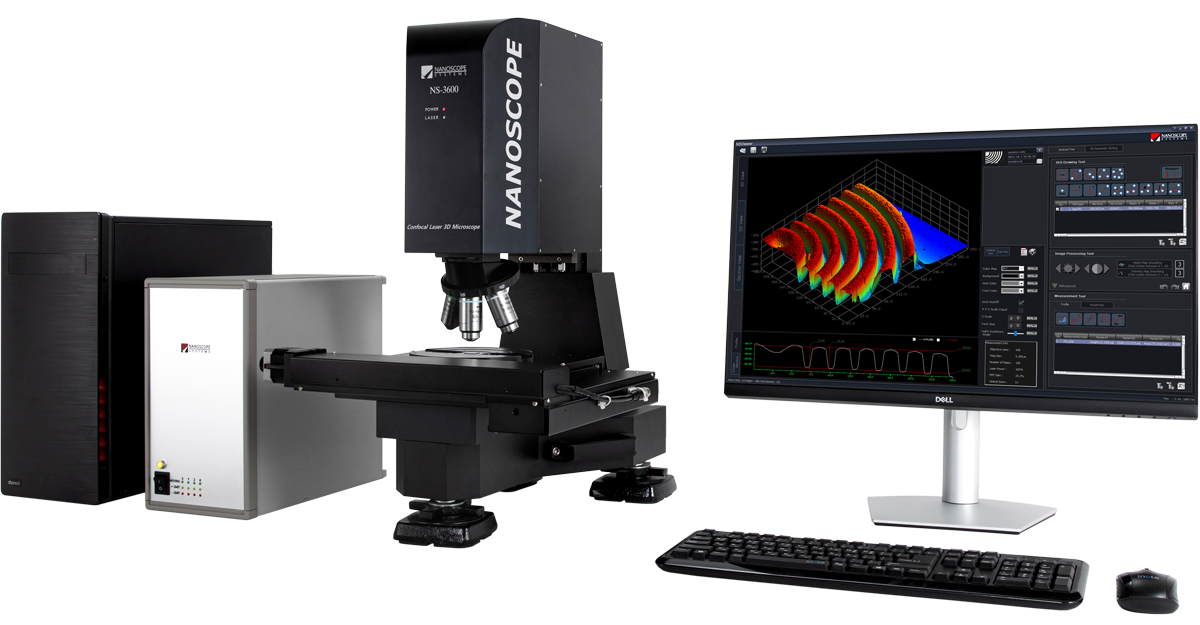 NS-3600 3D Confocal Laser Scanning Microscope (CLSM): High-Precision Non-Contact Metrology Solution